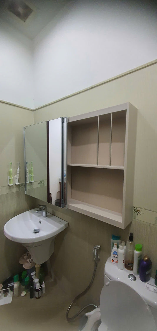 [800] - Lắp đặt tủ treo tường phòng tắm