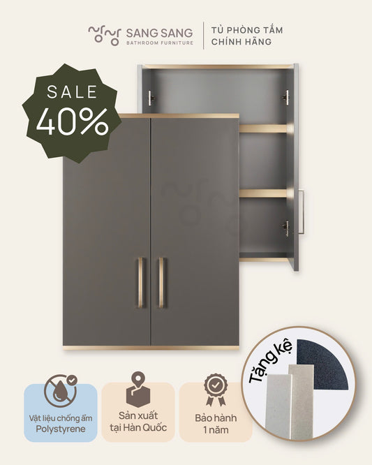 [GRACE-DG] Tủ Phòng Tắm Treo Tường Sang Sang