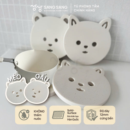 [V-PAD] Đế lót nồi bằng đá nhân tạo Hàn Quốc
