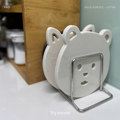 [V-PAD] Đế lót nồi bằng đá nhân tạo Hàn Quốc