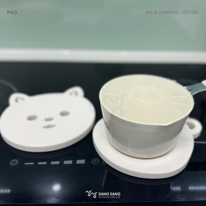 [V-PAD] Đế lót nồi bằng đá nhân tạo Hàn Quốc