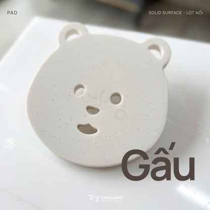 [V-PAD] Đế lót nồi bằng đá nhân tạo Hàn Quốc