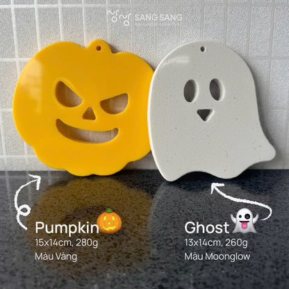 [BẢN GIỚI HẠN] Đế lót nồi bằng đá nhân tạo Hàn Quốc bản HALLOWEEN