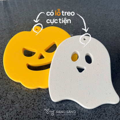 [BẢN GIỚI HẠN] Đế lót nồi bằng đá nhân tạo Hàn Quốc bản HALLOWEEN