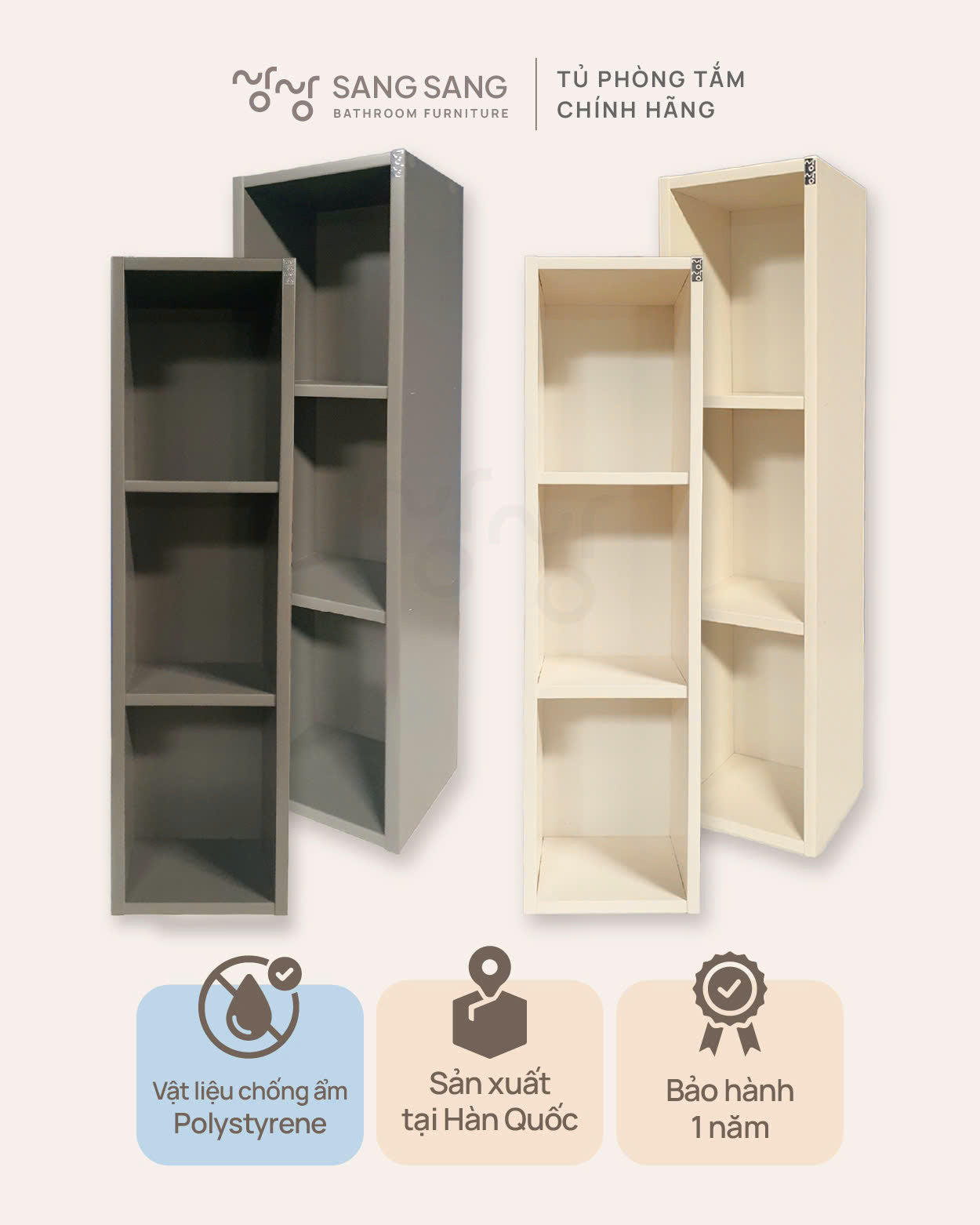 [MERRY-200] Kệ Phòng Tắm Treo Tường Sang Sang